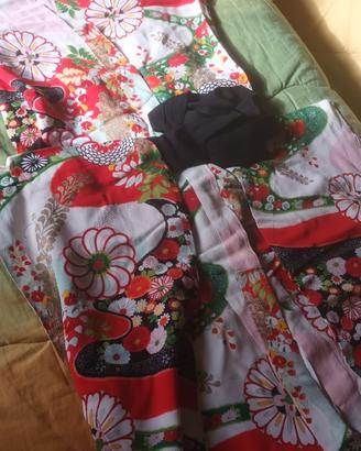 kimono Giapponese fiori Japan