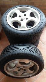 Gomme estive montate su cerchi in lega 195 50 R15