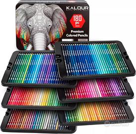 Set Di 180 Matite Colorate Alta Qualità