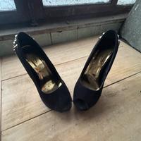 Decoltè neri oro 35