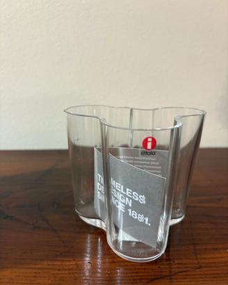 Vaso MALJAKKO Alvar Aalto 95 mm, trasparente