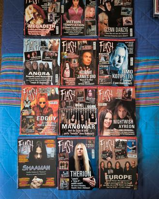 Flash lotto 12 riviste metal 2004 