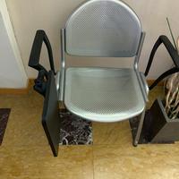 Sedie acciaio per conferenza