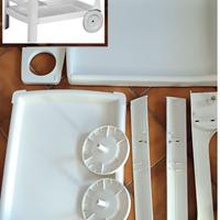 Carrello Portavivande  'Astro' Bianco