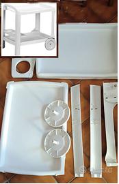 Carrello Portavivande  'Astro' Bianco