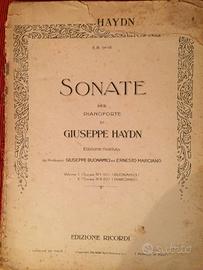 Spartiti per pianoforte Haydn