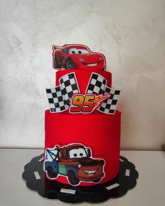 Torta Scenografica Cars Saetta McQueen