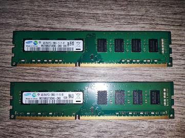 2x4GB RAM DDR3 Samsung