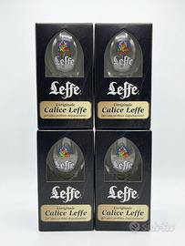 Set 4 Calici Birra Leffe Originali Nuovi