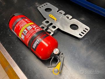 Supporto con estintore per Fiat 500 Abarth