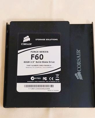 🔴🏆⭐BEST BUY⭐🏆CORSAIR SSD 2.5" F60 + STAFFA 3.5"