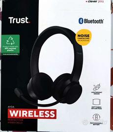 Trust Ayda – Cuffie Wireless ENC – Come Nuove, Usa