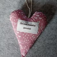 Decorazione cuore maestra