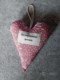 Decorazione cuore maestra