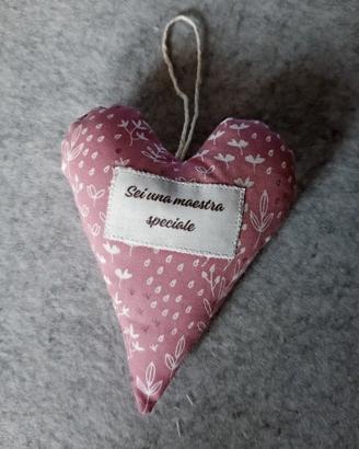 Decorazione cuore maestra