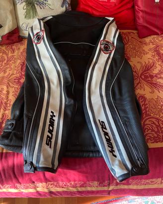 Giubotto in pelle moto