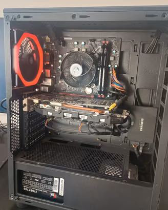 Pc gaming Gtx 1060 6gb RGB, 16 gb di ram vetro