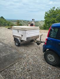 carrello per trasporto cani 