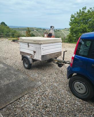 carrello per trasporto cani 