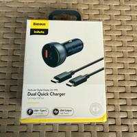 Baseus 65W PD Caricabatteria da auto QC 4.0 USB-C