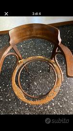 Sedia vintage made in Cecoslovacchia