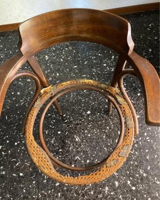 Sedia vintage made in Cecoslovacchia