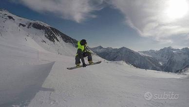 Tuta snowboard Dope grigia e gialla