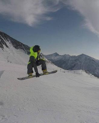 Tuta snowboard Dope grigia e gialla