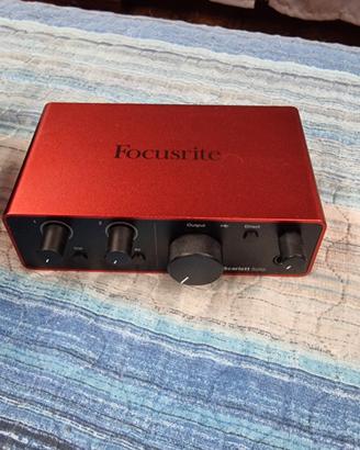 Focusrite Scarlett Solo 4th gen NUOVA