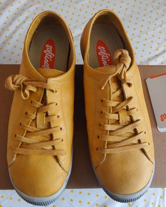 Scarpe Softinos donna in pelle, gialle, tg. 40