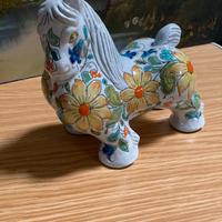 Statuetta Cavallo Mancioli Ceramica Firenze