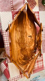 Vassoio in legno d’ulivo