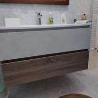 mobile bagno, specchio e colonna 
