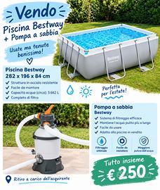 Piscina bestway 3 x 2