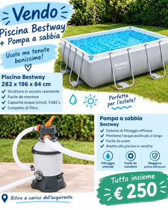 Piscina bestway 3 x 2