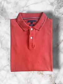 Tommy Hilfiger Polo Uomo Regular Fit Corallo Y2K L