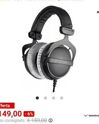 cuffie beyerdynamic dt 770 pro