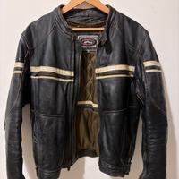 Giubbotto da moto in pelle vintage