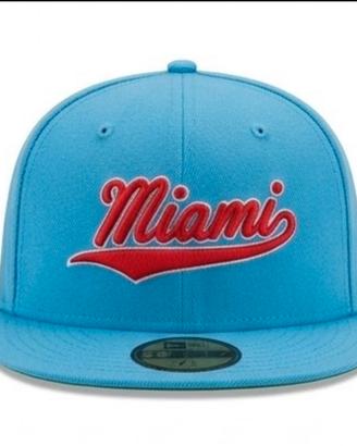 Cappellino Snapback Miami Marlins Azzurro