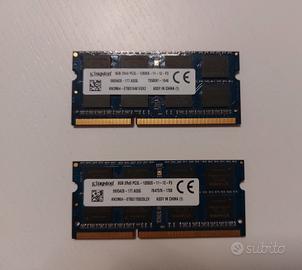 Ram Kingston PC3 16GB (2x8GB) SODIMM 1600MHz 