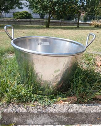 pentolone grande per conserve in acciaio inox 