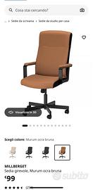 Sedia Ufficio Ikea