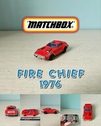 Fire Chief N°84 Matchbox Superfast Vintage
