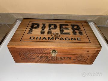 PIPER - HEIDSIECK CHAMPAGNE CASSETTA LEGNO VINTAGE