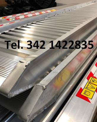 Rampe pedane 3 metri 25 quintali