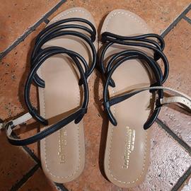 Sandali donna in cuoio