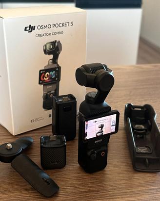 DJI Osmo Pocket 3 Creator Combo + accessori