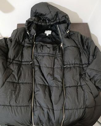 Piumino Premaman H&M Nero con Inserto Babywearing
