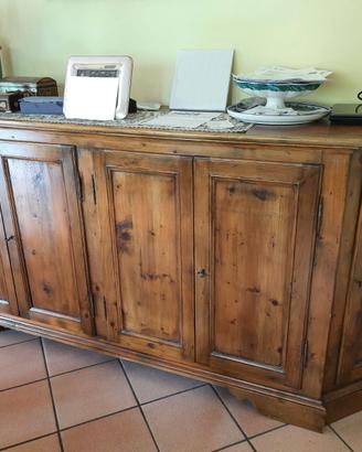 Mobile contenitivo antiquariato legno restaurato