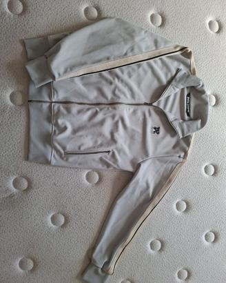 Felpa Palm Angels Track Monogram grigio ghiaccio L